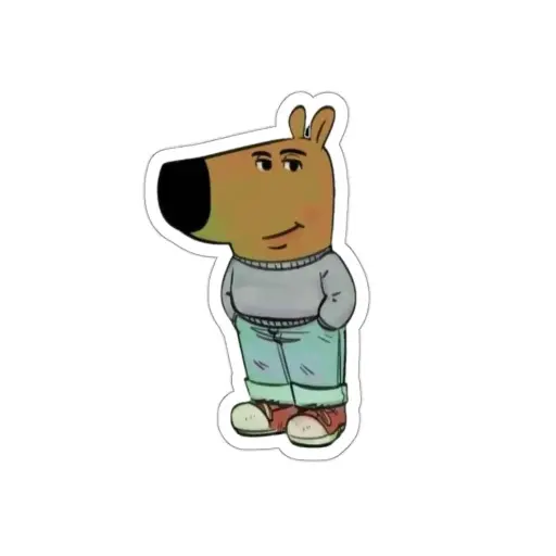 Chill guy sticker